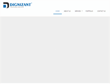 Tablet Screenshot of dignizant.com